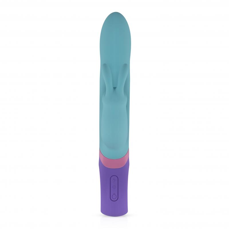 Meta is a colourful addition to the rabbit vibrator collecti... PMV20 - Meta Rabbit Vibrator - Blue photo-6