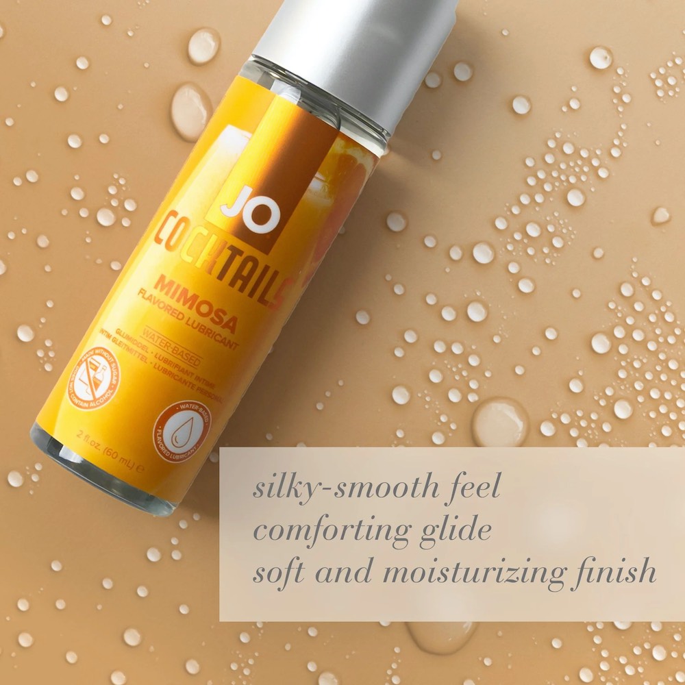 Adult fun meets adult flavors in our popular water-based Coc... JO - Cocktail Mimosa Lubricant - 60ml photo-3