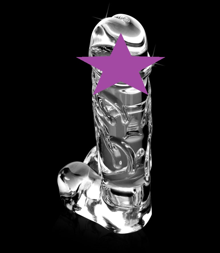 Elegant, upscale, and hand-crafted with amazing attention to... Icicles - Dildo Massager No.40 - Clear photo-2