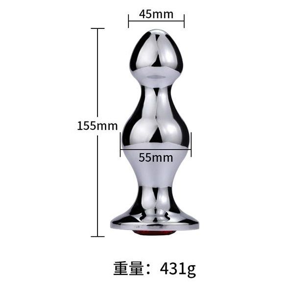 MT - Huge Anal Beads w Jewel photo-3