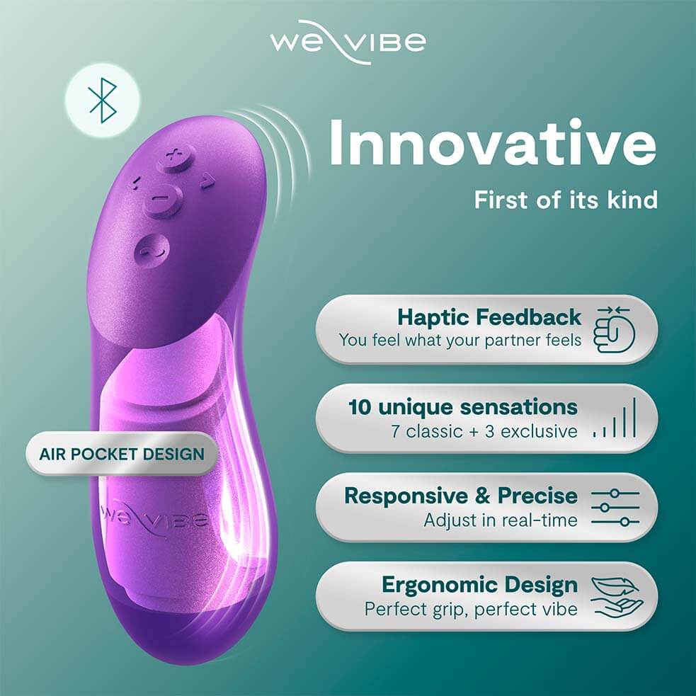 We-Vibe - Chorus Pro Clitoral & G-Spot Couples Vibrator - Cosmic Purple photo-4