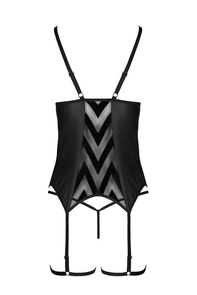 Passion - Angelica Corset - Black - S/M photo