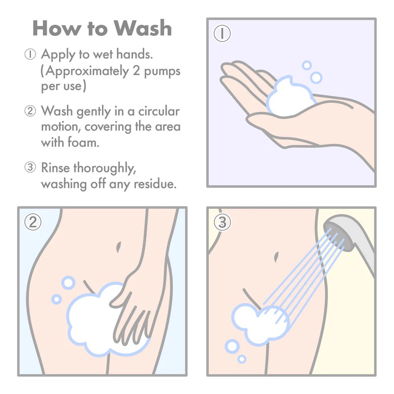 iroha intimate wash foam type leaves skin moisturized and so... Iroha - Intimate Wash Foam - 30ml photo-6