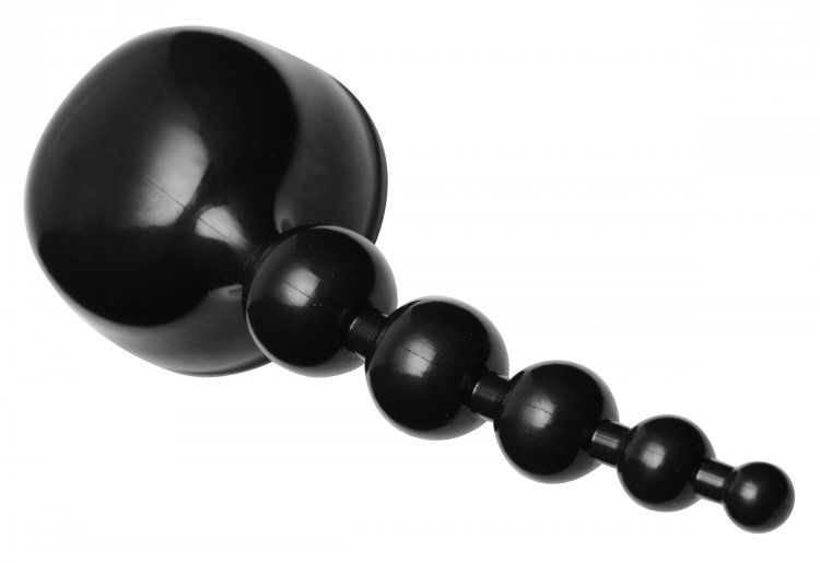 Bubbling Bliss is a highly stimulating beaded attachment for... Wand Essentials - Bubbling Bliss Beaded Pleasure Wand Attachment - Black photo-3