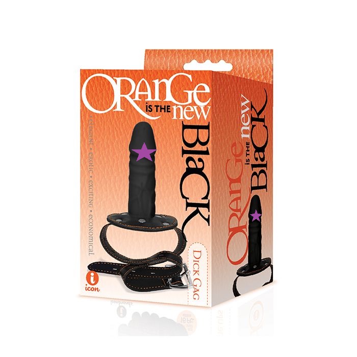 This dick-gag is a mouthful! Quiet that sub while you fill h... Icon Brands - Mouth Dick Gag - Black photo-2