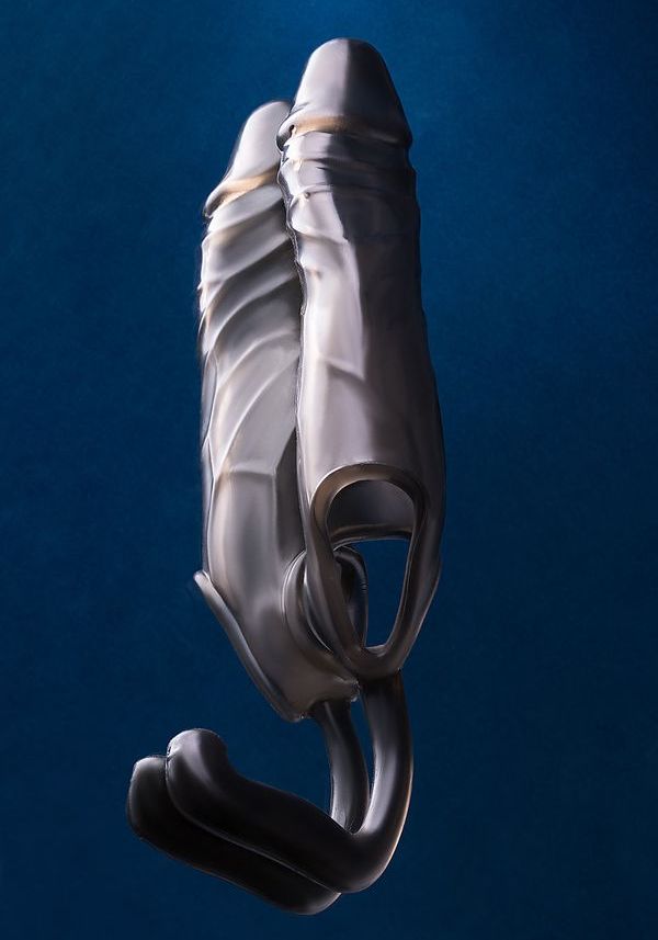 Developed using special technologies, the XLover nozzle will... XLover - Penis Sleeve w Stimulator - Black photo-8