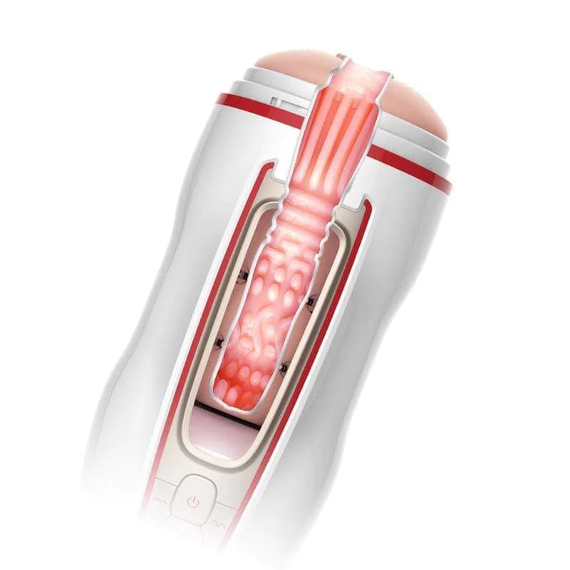 For those that want something that is going to take the pres... Leten - Thrusting Masturbator - White photo-2