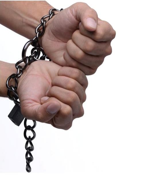 Tom Of Finland Locking Chain Cuffs Gray.
Your partner is un... TOF - Locking Chain Cuffs photo-4