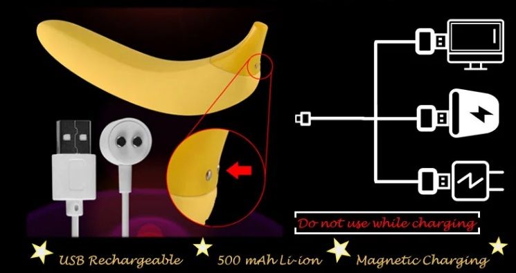 This vibrator is made of medical silicone, which has passed ... Aimec - Banana Shaped Vibrator photo-11
