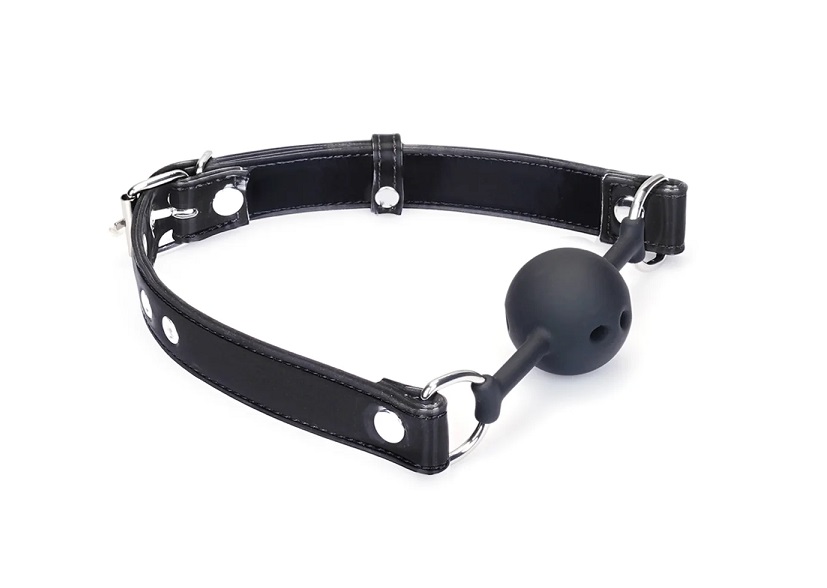 Liebe Seele - Metallic Shade Ball Gag - Black photo-3