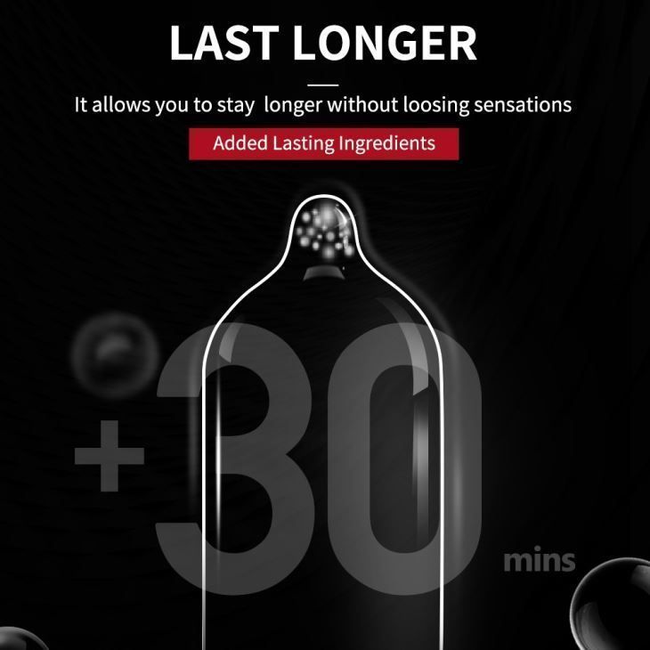 Super long lasting man delay condom with duration lubricant
... Drywell - Love Extend Condoms 12's Pack photo-9