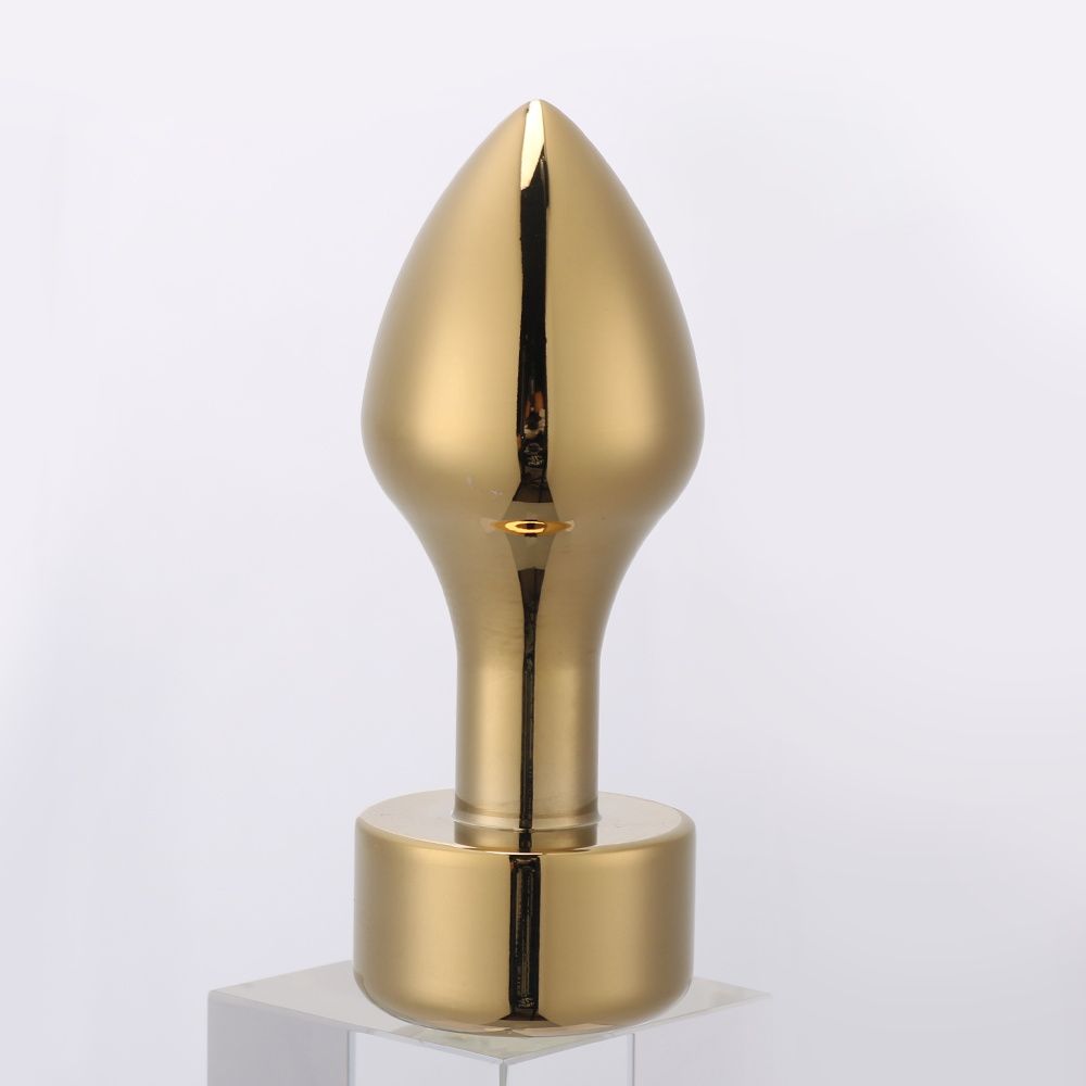 MT - 後庭塞 107x40mm - 金色/黃色 照片-2