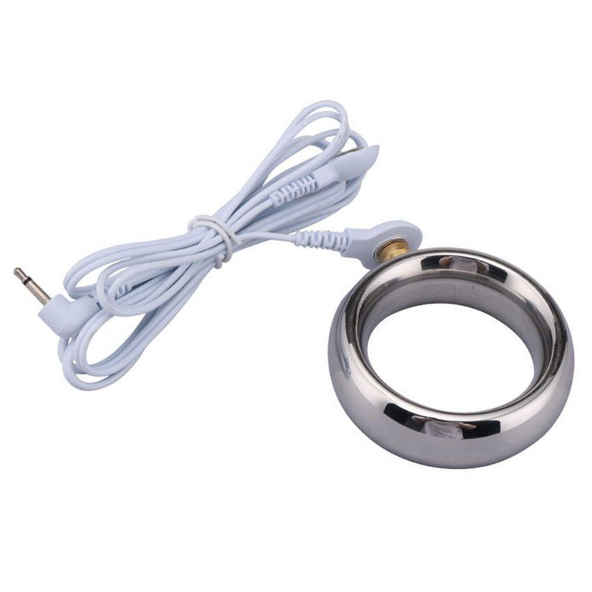 MT - Electric Shock Anal Plug & Ball Strecher 50mm photo-3