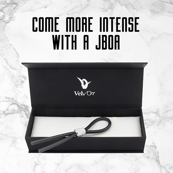 The JBoa by Velv’Or is a fully adjustable penis ring designe... Velv'Or - JBoa 301 Adjustable Cock Ring - Black photo-5
