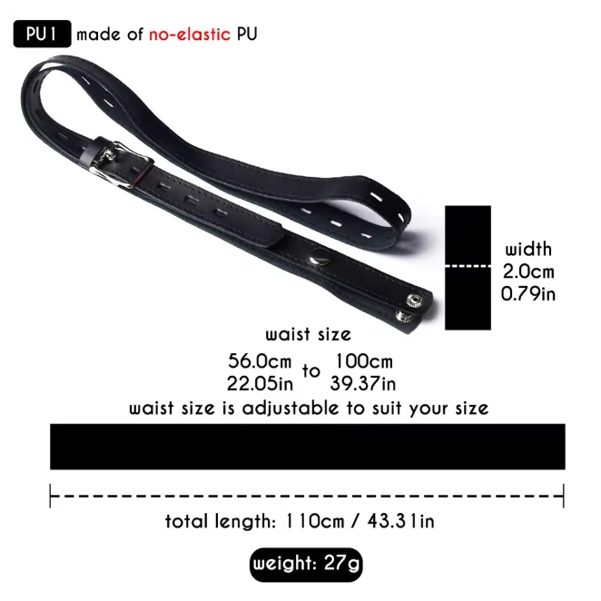 FAAK - Resin Chastity Cage 45mm w Catheter & Belt - Black photo-6