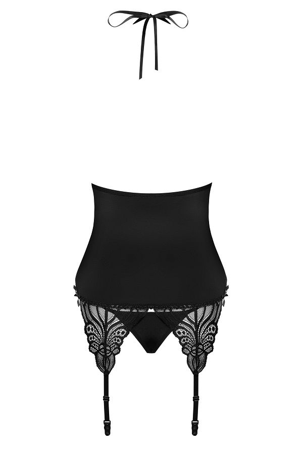 Aww, yes! Once you open Obsessive box, you’ll love all of th... Obsessive - 828-COR-1 Corset & Thong - Black - S/M photo-8