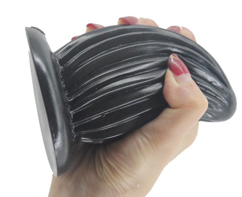 FAAK - Small Conch Anal Plug - Black photo-2