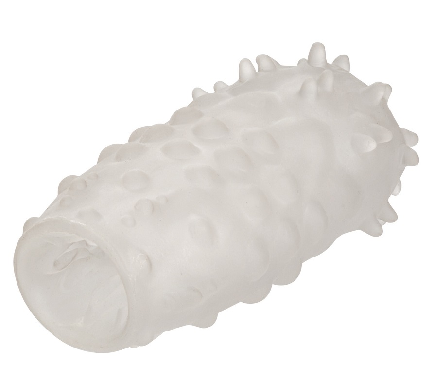 Endless pleasure is in your hands with the unbelievable Boun... CEN - Boundless Reversible Nubby Stroker - Clear photo-5