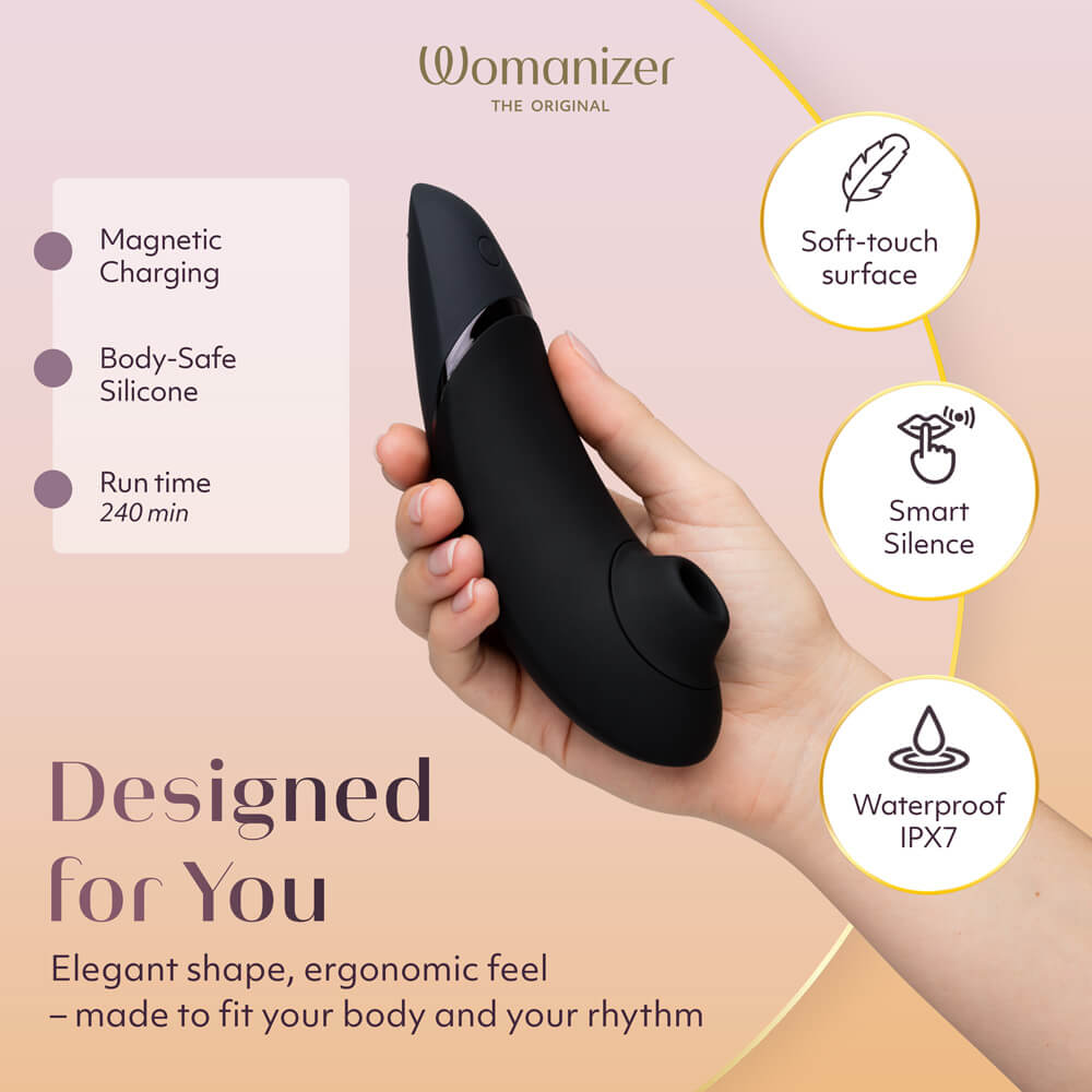 The Womanizer Next Clitoral Stimulator features advanced 3D ... Womanizer - Next - Black photo-5