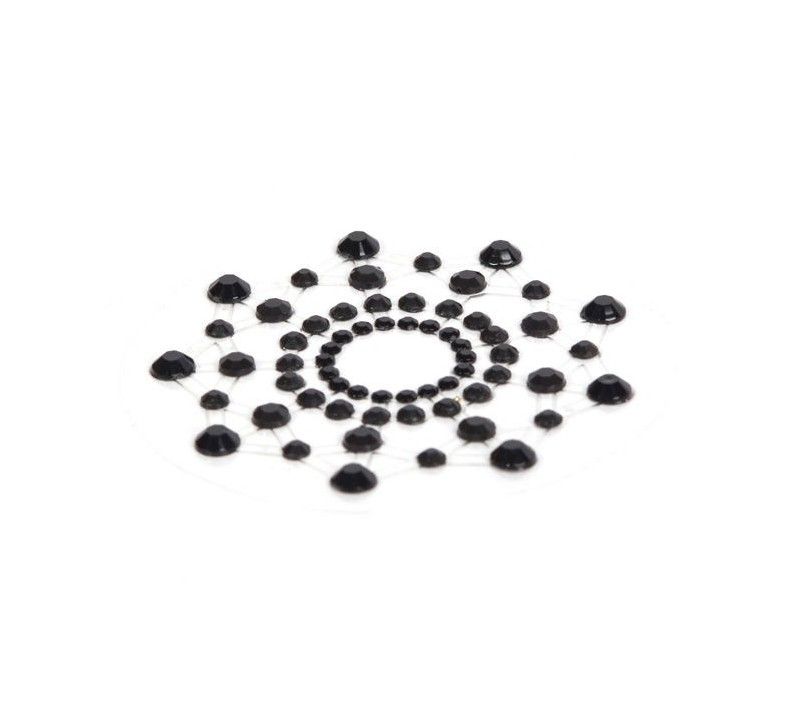 Transform yourself into an irresistible delight. Mimi is our... Bijoux Indiscrets - Mimi Nipple Covers - Black photo-3