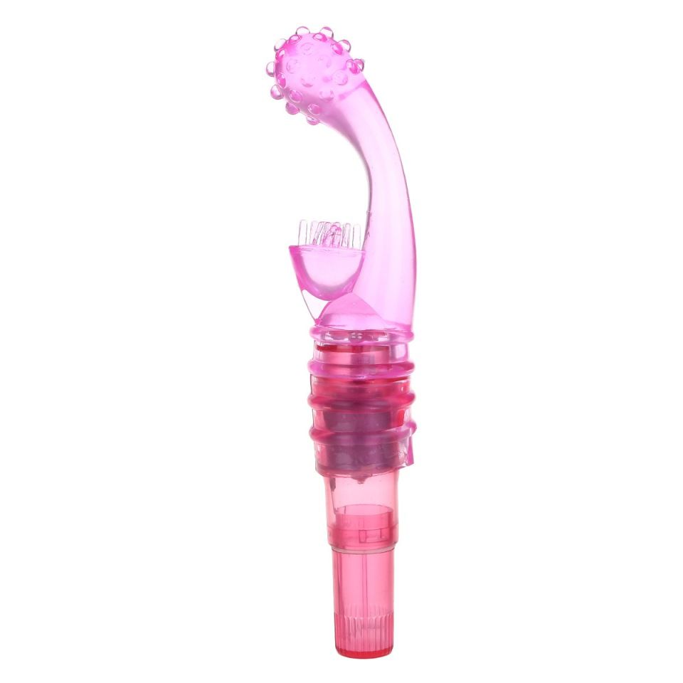 The female g spot vibrator is of phallus-like shape and espe... Aphrodisia - Corolla G Spot Massager - Pink photo-3