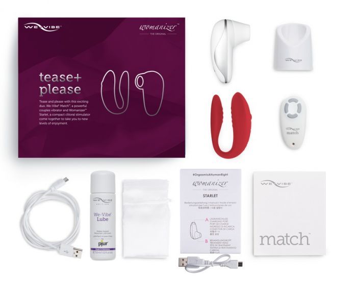 We-Vibe and Womanizer: the perfect symbiosis. Both brands re... Womanizer Starlet & We-Vibe Match - Tease+Please Intro photo-7