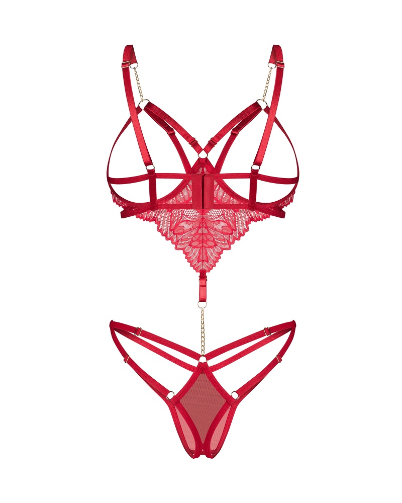 Obsessive - Matildea Teddy - Red - L/XL 照片-4