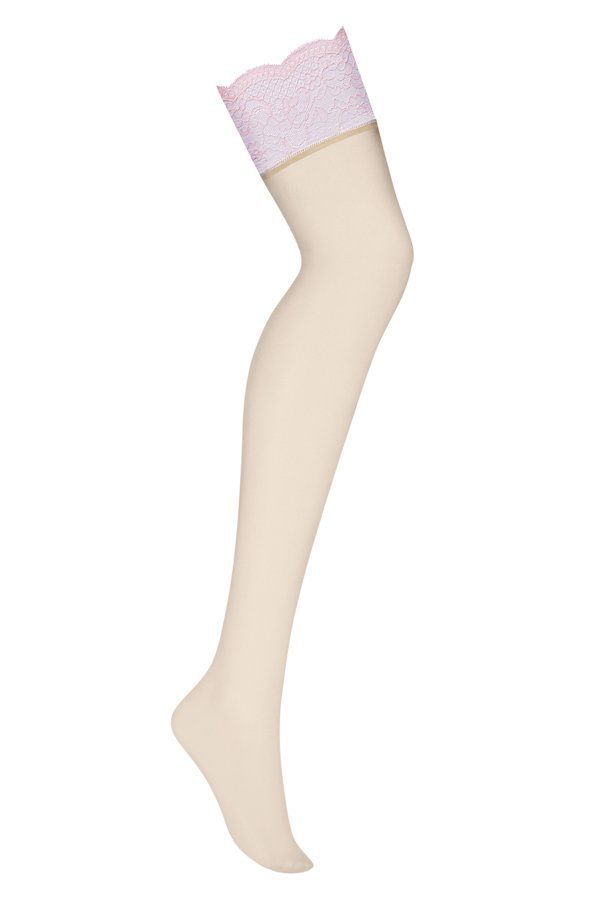 We know what’s gonna give you a lot of pleasure and happines... Obsessive - Girlly Stockings - Pink - XXL photo-7