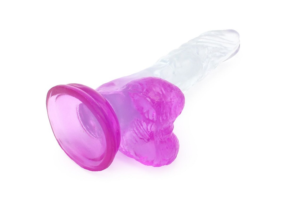 This special transparent dildo has an amazing color mix and ... Kiotos - Realistic Dildo 03 - Purple photo-8