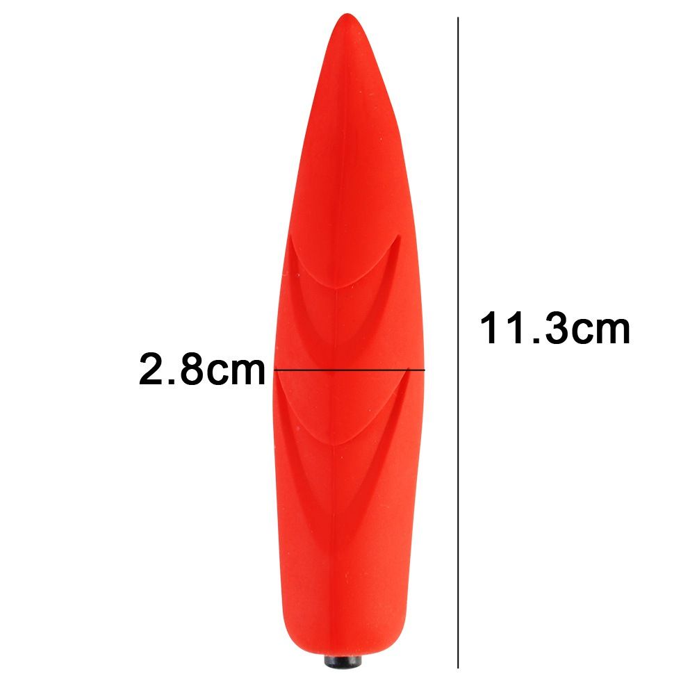 A stick rotor covered with a powerful rotor with mat silicon... A-One - Smooth Red Vib photo-6