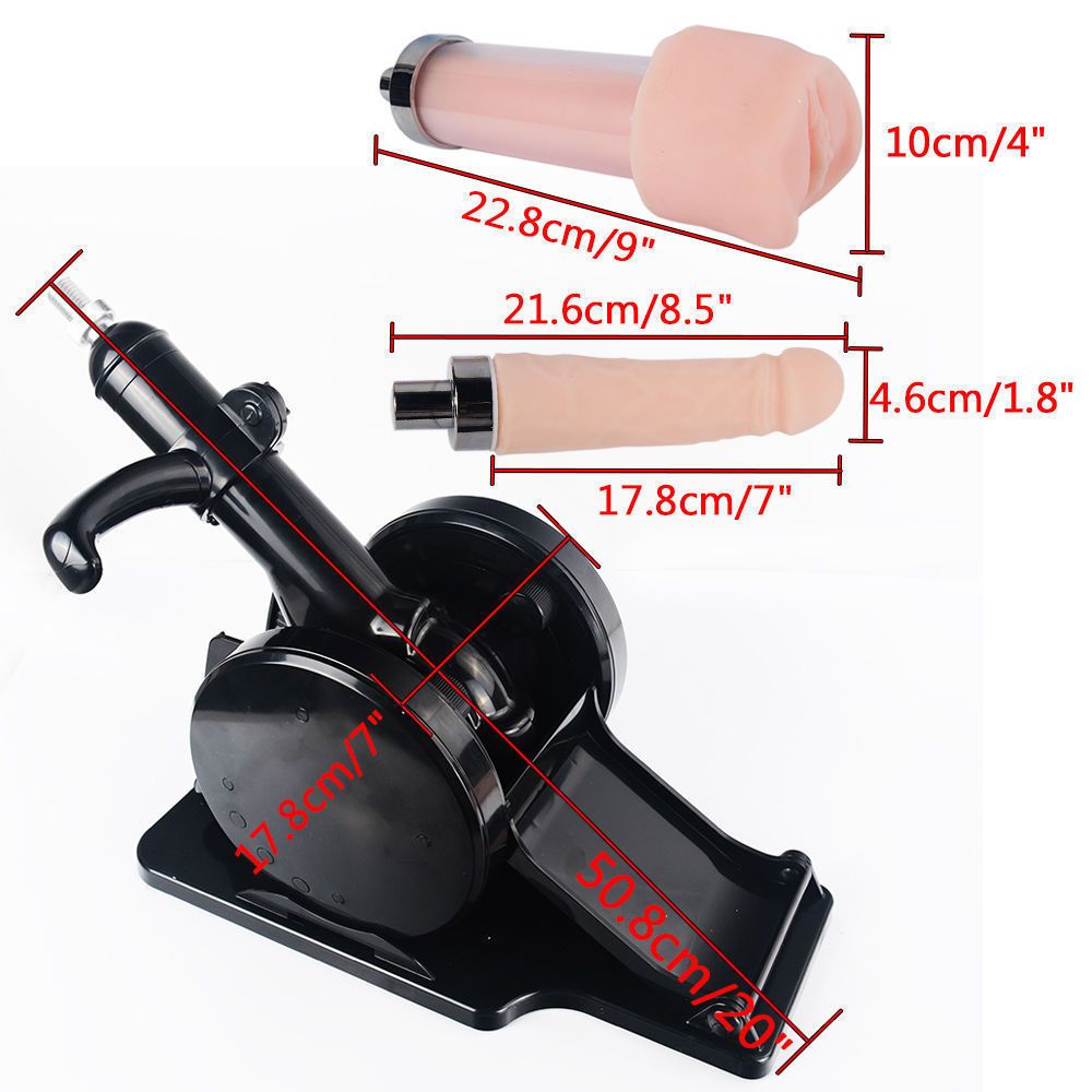 You can see a sample of the product in one of our stores an... Allwell - 1.0 Fucking machine with 4 Attachments - Dildo, Stroker, Vibrator, Vibro Egg photo-14