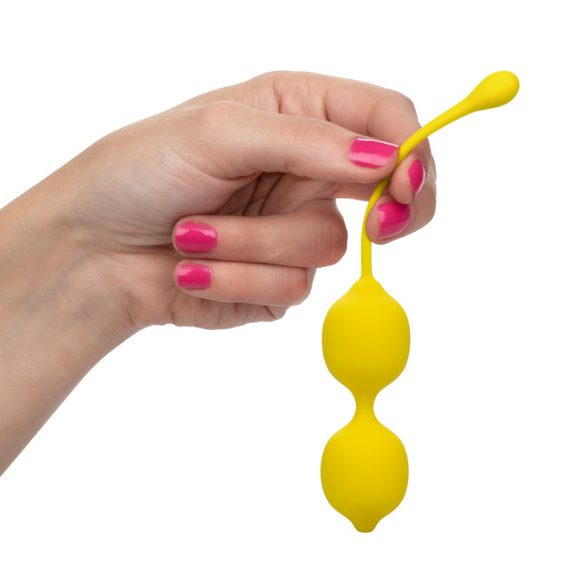 Revitalize and strengthen love muscles with the unique 2-pie... CEN - Kegel Training Set - Lemon photo-2