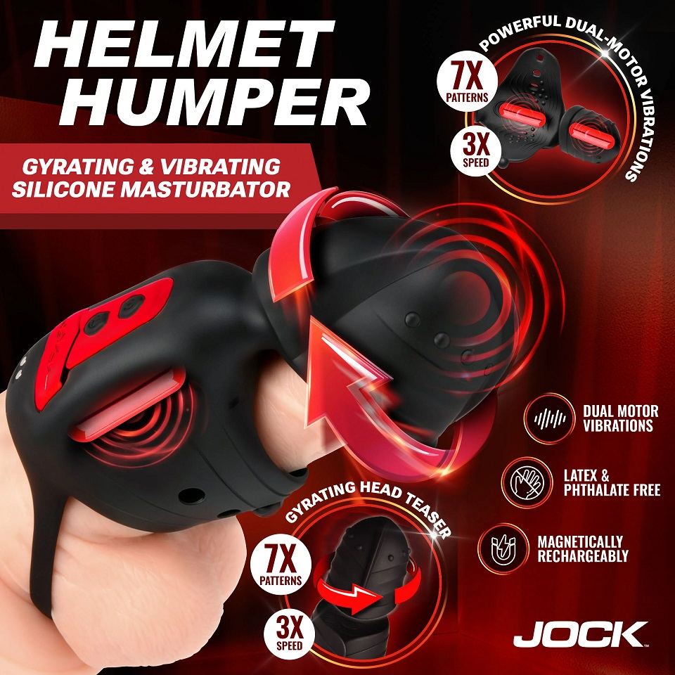 Jock - Helmet Humper Gyrating Vibro Masturbator 照片-4