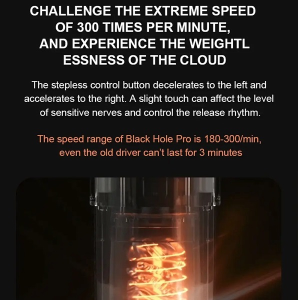 TryFun - Black Hole Pro Smart Retractable App-Controlled Masturbator photo-9