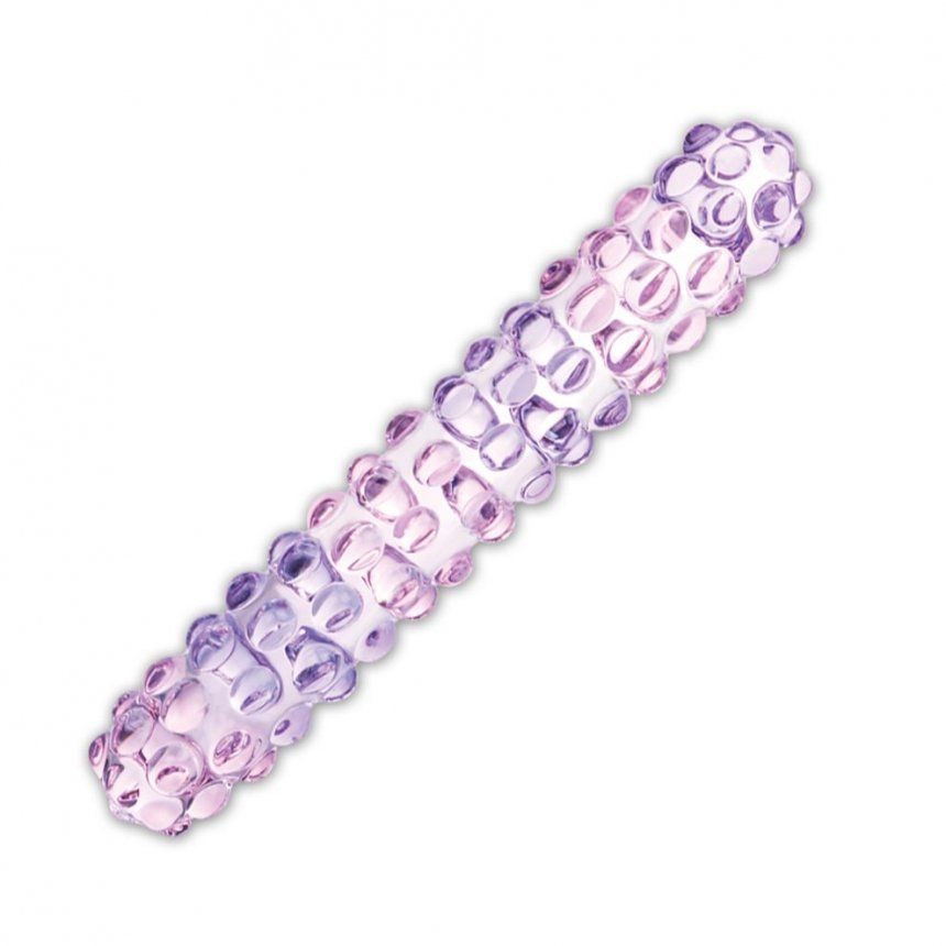 The Purple Rose Nubby Dildo is an exciting toy with endless ... Glas - Purple Rose Nubby Dildo photo-2