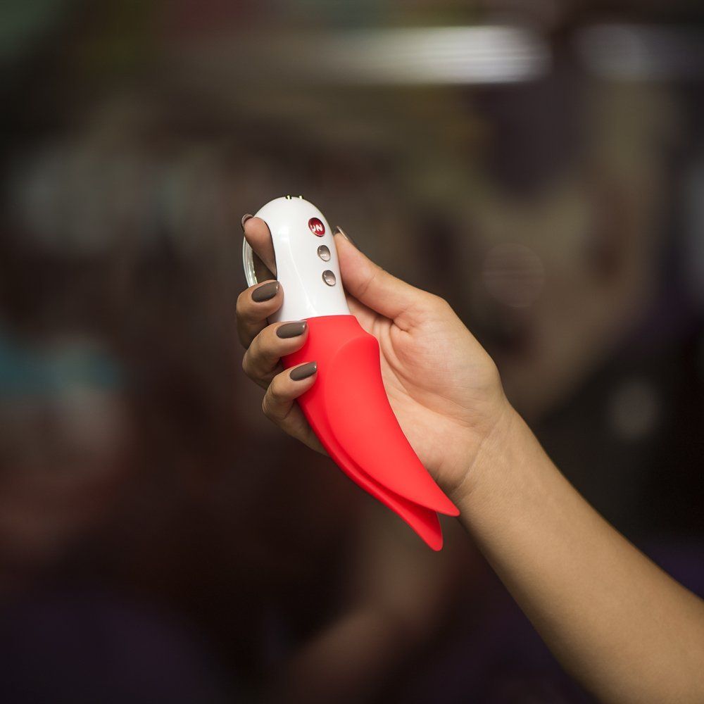 Energize your sex life with this dynamic vibrator! The VOLTA... Fun Factory - Volta Vibe - Neon Orange photo-4