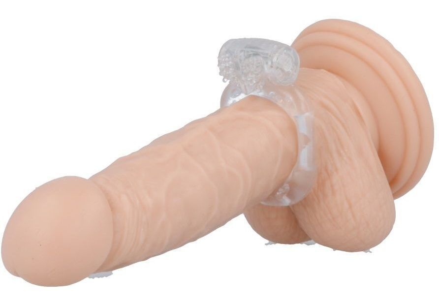 CASUAL LOVE RING LOVE 34 TRANSPARENT is a clitoral stimulato... Casual Love - Vibro Ring 34 - Clear photo-3