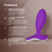 Lelo - Surfer Originals APP Prostate Massager - Purple photo-2