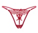 Ohyeah - Mesh Thong w Bow - Red - XL 照片-4