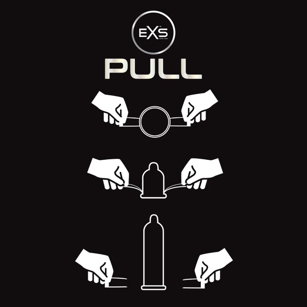 EXS - Pull Non-Latex Condoms 6's Pack 照片-2
