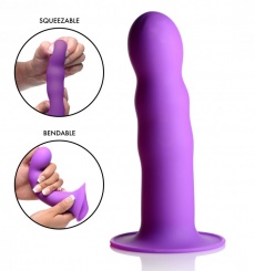 Squeeze-It - 波浪形假陽具 - 紫色 照片