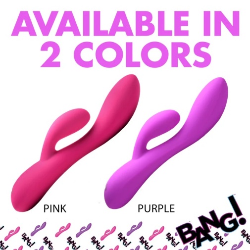 Bang! - 10X Flexible Rabbit Vibrator - Pink photo