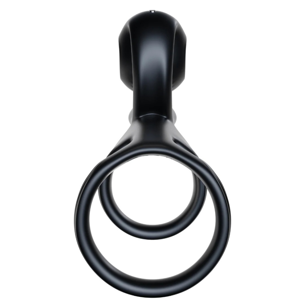 Delve into the sensation as synchro-stimulation targets the ... SVibe - Snail Jovi Couples Ring - Black photo-6