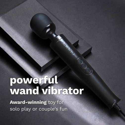 Le Wand - Die Cast Plug-In Massager - Black photo