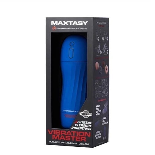 Maxtasy - Vibration Master 仿真超強震動自慰器 - 肉色 照片