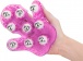 Simple & True - Roller Ball Massage Glove - Pink photo-2