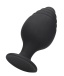 Ouch - Rippled Butt Plug Set - Black photo-5