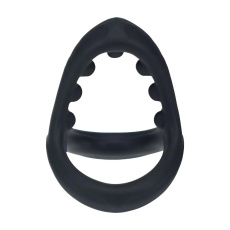 Levelz - Soft Bead Grip Cock Ring - Black 照片