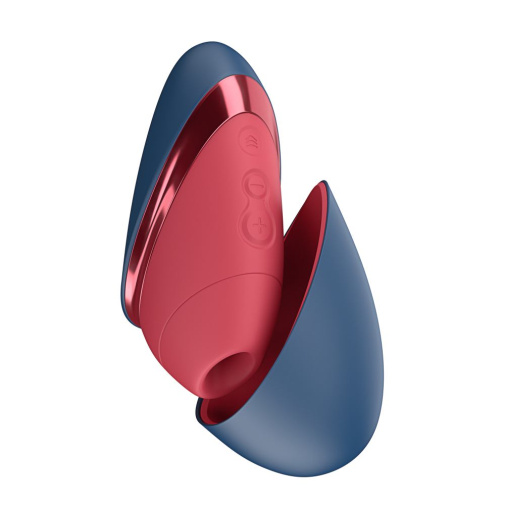 Womanizer - Next Liberty 3D Pleasure Air Stimulator - Blue/Red photo