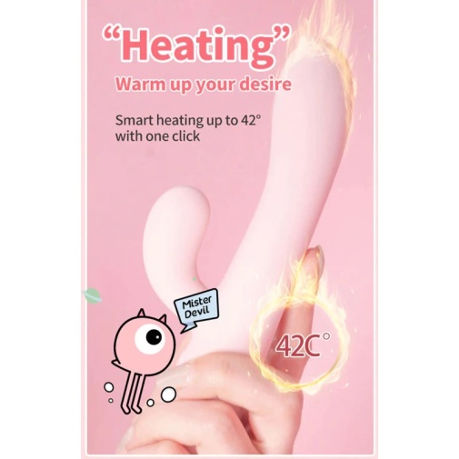 Monster Pub - Mr. Devil Bang G-Spot Rabbit Vibrator - Pink photo